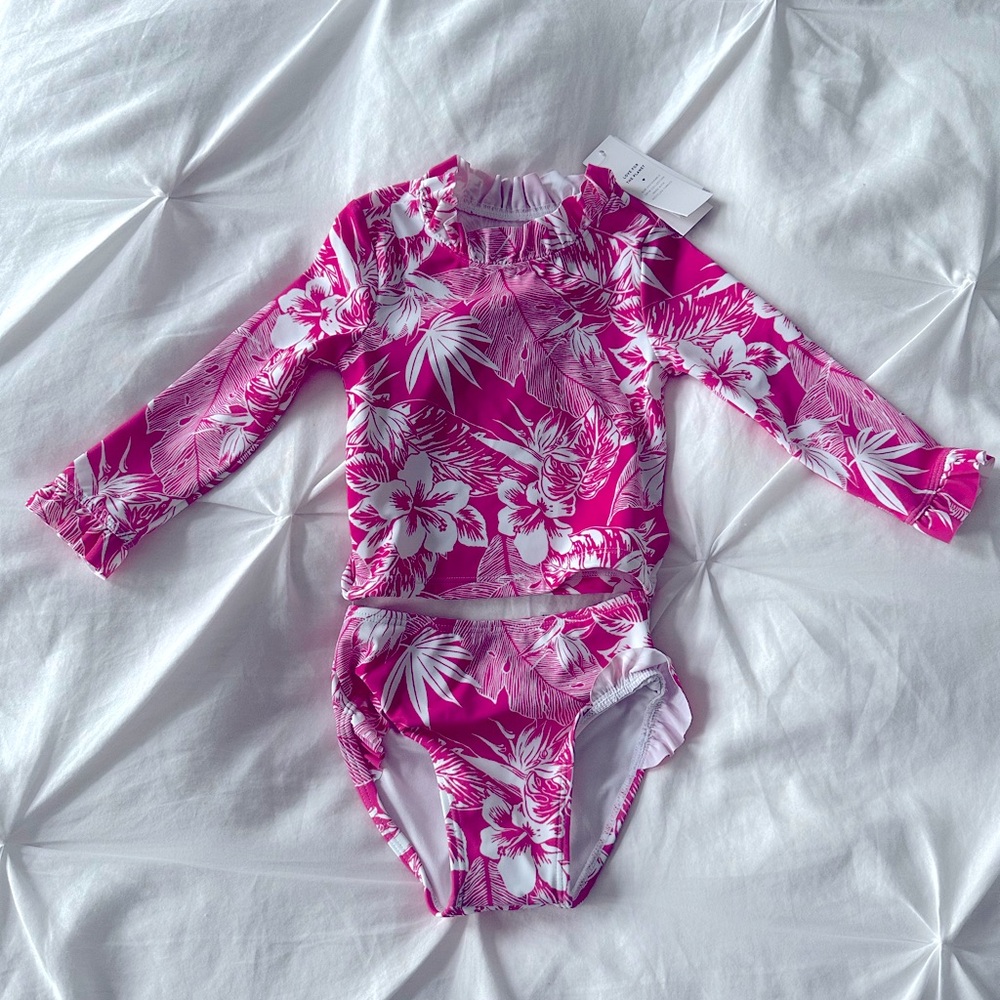 Janie and Jack Rash Guard Swimsuit